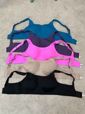 Victoria's Secret Wireless Seamless Bras - Teal, Purple, Pink, Taupe, Black 36C